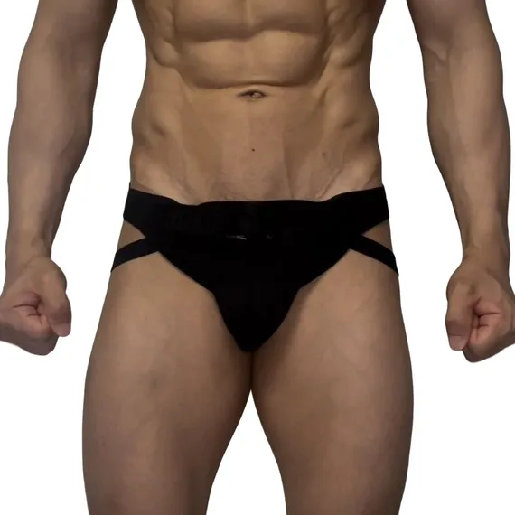 Мужские трусы джоки черные JOCKMAIL JM4062-2