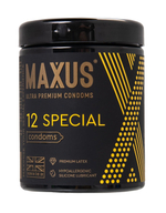 Презервативы MAXUS Special с точками и рёбрами – 12 шт