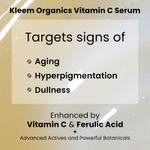 Kleem Organics, Jeunesse, профессиональная антивозрастная сыворотка с витамином C, 50 мл (1,7 жидк. унции)