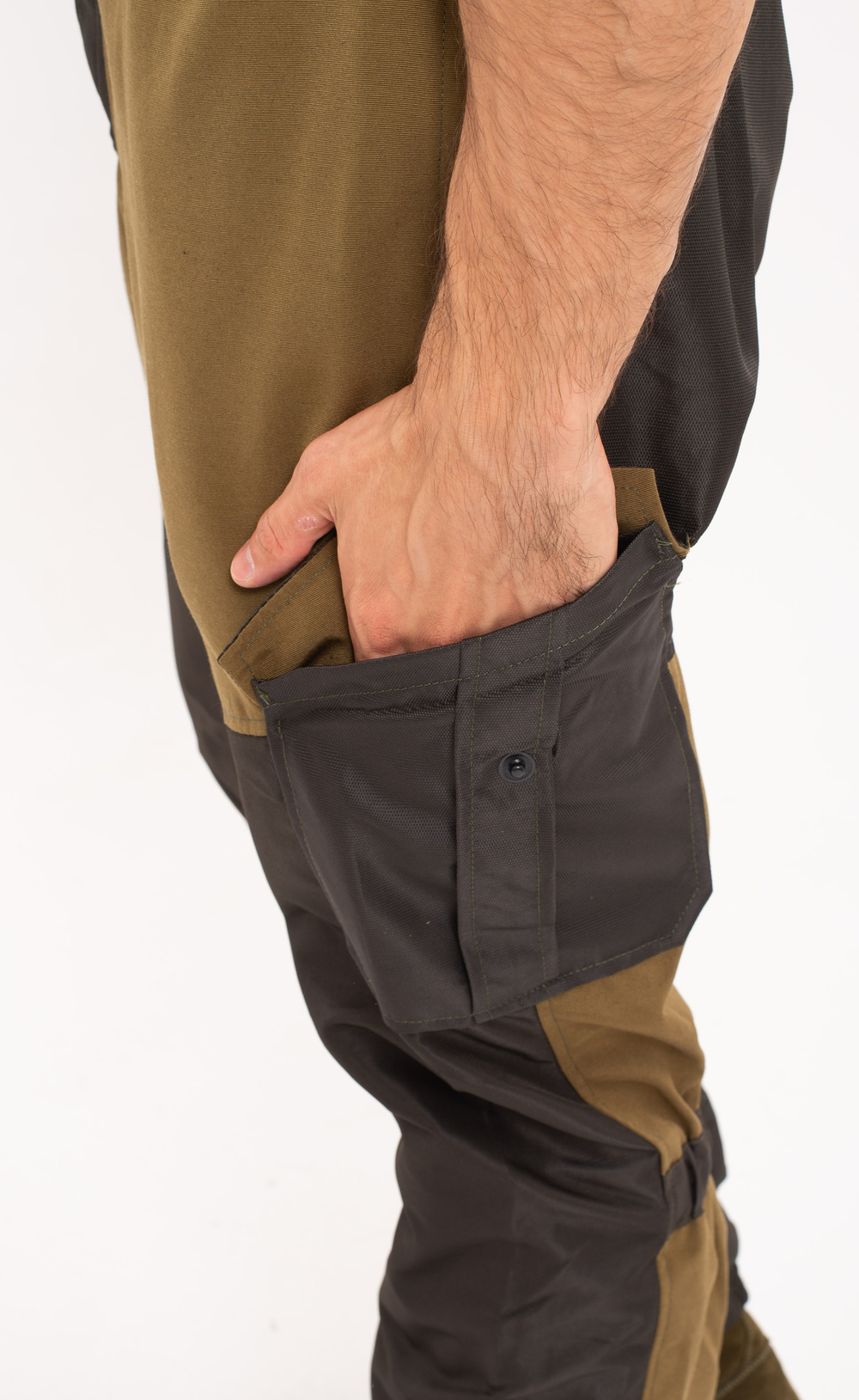 Костюм OneRus "Горный -5" (Брезент/Таслан, Флис), Хаки