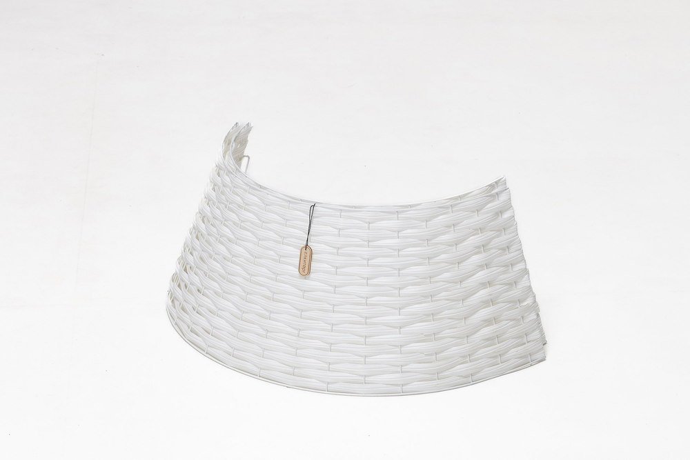 Корзина под елку Прованс 87*55*27 см., разборная, белая, ЕлкиТорг (87-230)