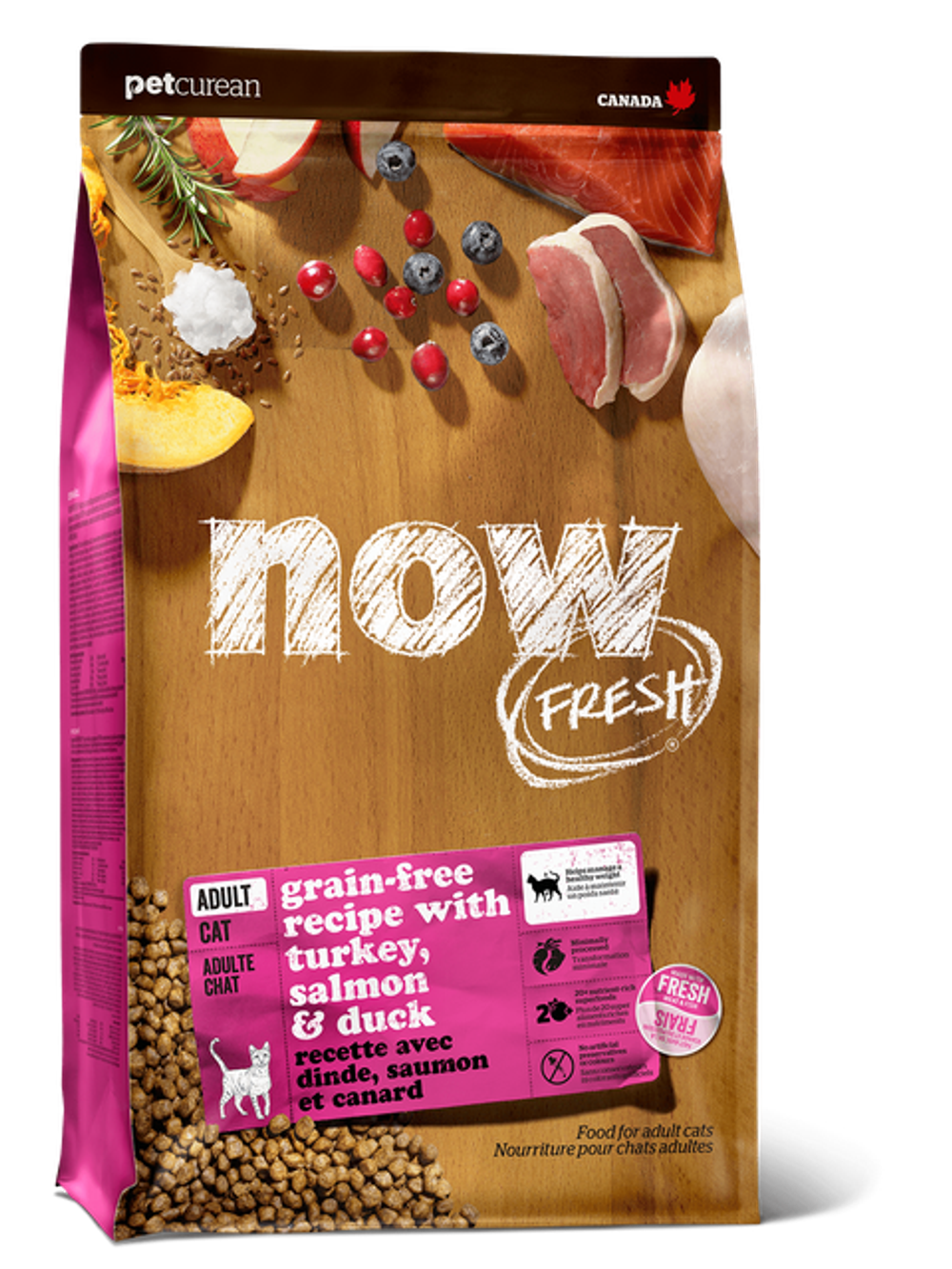 NOW FRESH Беззерновой для Взрослых Кошек с Индейкой, Уткой и овощами (Fresh Grain Free Adult Cat Recipe ) 7,26 кг