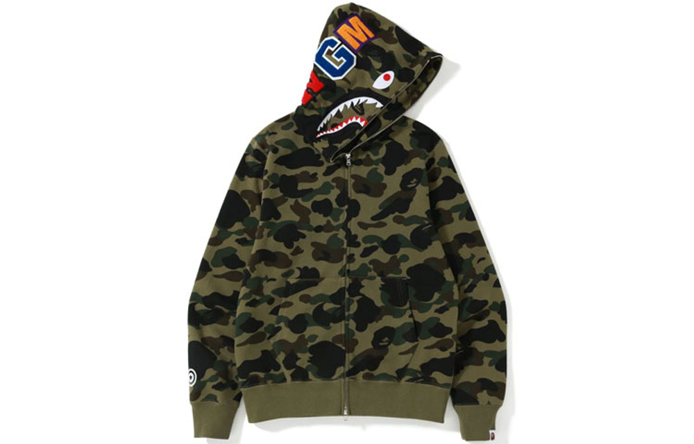 A Bathing Ape 1st Camo Shark Full Zip Худи Худи Fw22