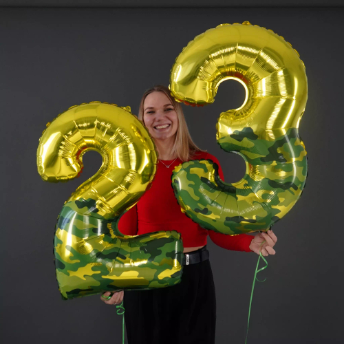 Купить Воздушные шары-цифры "23 февраля"