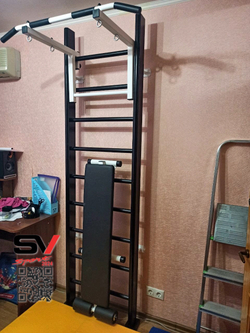 Монтаж шведской стенки Sv Sport в пеноблочные, газоблочные стены