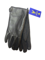 Перчатки. Мужские. Материал верха: Эко кожа. Замша. Подклад: Плюш-флис. Тянутся. Облегают руку. Сенсорные. 12 шт в упаковке.