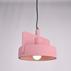 Подвесной бетонный светильник SKOVL A терракот