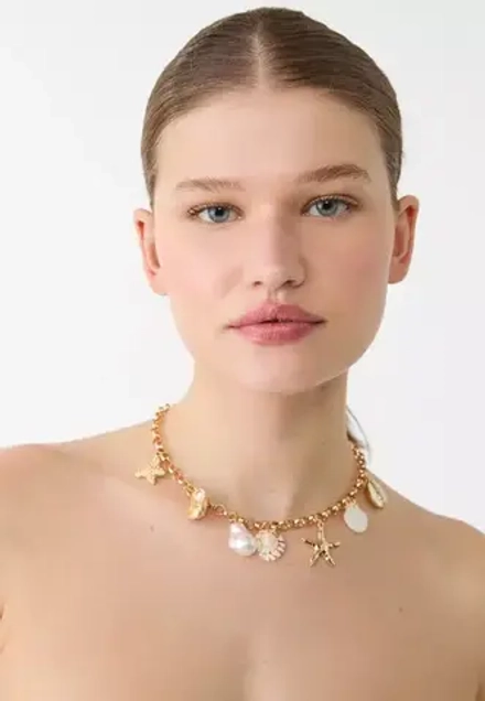 STRADIVARIUS Ожерелье с подвесками, золотой