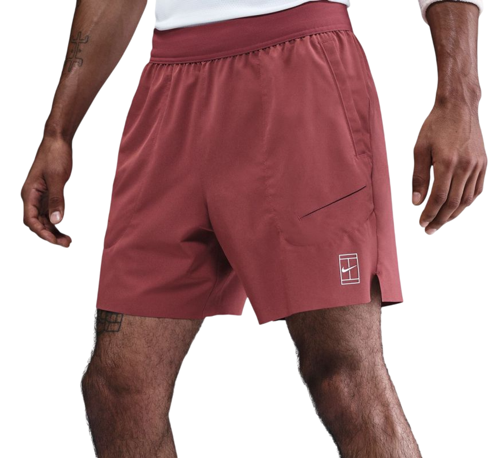 Мужские теннисные шорты Nike Court Advantage Dri-Fit 6in - cedar/white