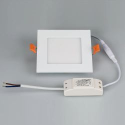 Светильник DL-120x120M-9W Day White (Arlight, IP40 Металл, 3 года) 020126