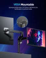 18" Портативный монитор с магнитным чехлом Ugame K118 WQXGA IPS 2560х1600, 144 Гц