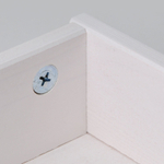 Столик поднос деревянный разборный для кухни 38х28, белый