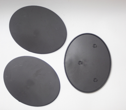 120x92мм Овальная база ровная - 1 шт.