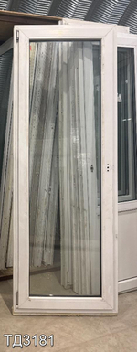 Дверь балконная пластиковая Б/У 2090(в) x 750(ш)