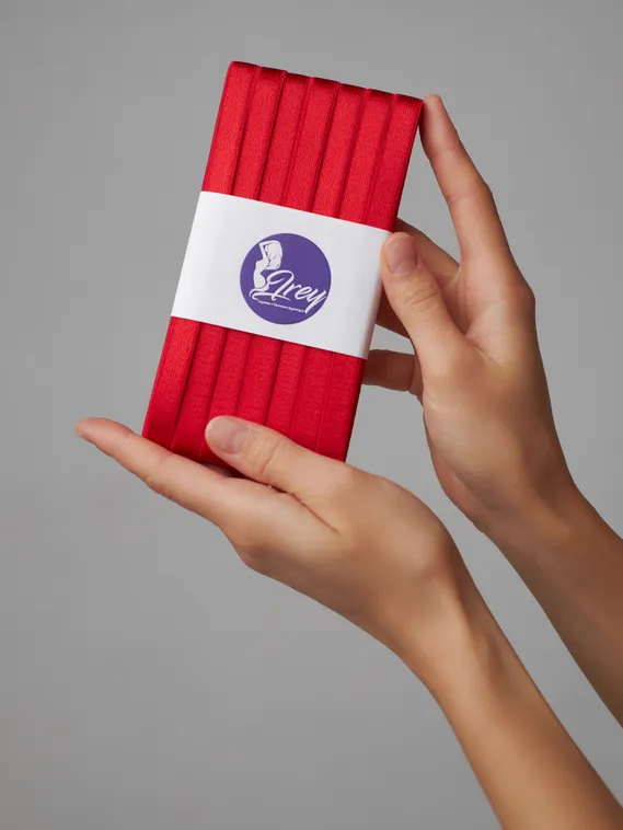 100 740/10 Бретель глянец Lauma 10 мм красный 100