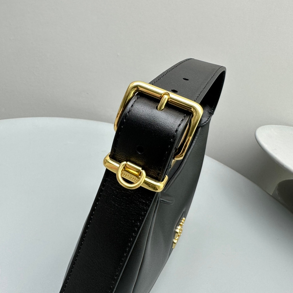 Leather Hobo Bag 20 cm
