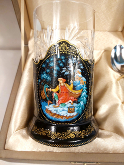 Чайный набор "По-щучьему веленью" (Ручная роспись Палех)