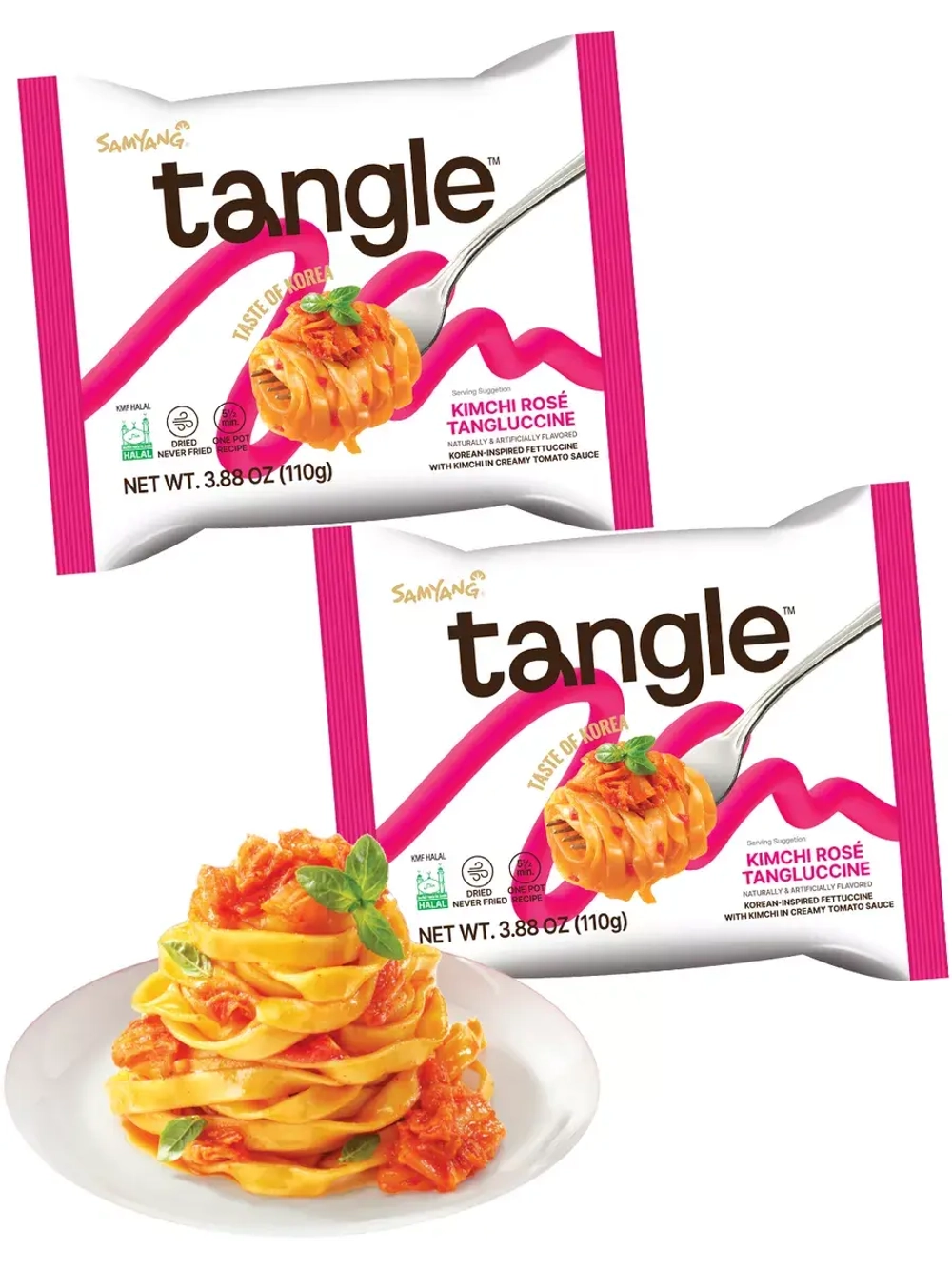 Фетучини с кимчи в сливочно-томатном соусе 110 г * 2 шт