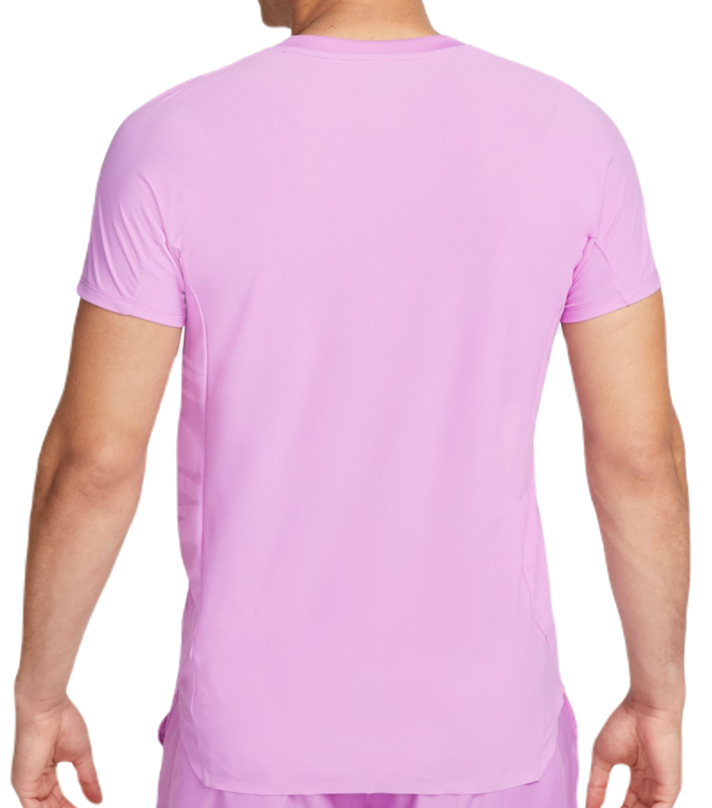 Теннисное поло Nike Court Dri-Fit Adventage Slam Tennis - rush fuchsia/white