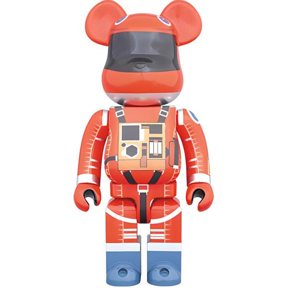 Дизайнерские игрушки BE@RBRICK 1000% 2001 SPACE SUIT ORANGE Ver. 70cm, SPACE-SUIT-ORANGE-1000%