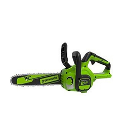 Пила отрезная Greenworks G24CS25 Цепная пила аккумуляторная, 24 В, 25 см [2007707]