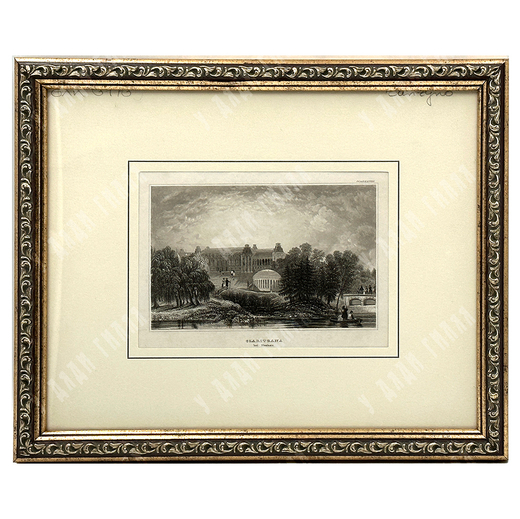 Йозеф Мейер. Царицыно в Москве. Снято с вида первой половины XIX века. Германия. 1840-е гг. Бумага,