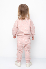 КР 400515/дымчатая роза,ромашковое поле к365 брюки для девочки