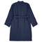 Халат из многослойного муслина темно-синего цвета из коллекции essential, размер s