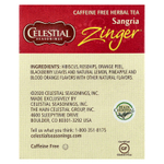 Celestial Seasonings, Herbal Tea, Sangria Zinger®, без кофеина, 20 чайных пакетиков, 42 г (1,5 унции)