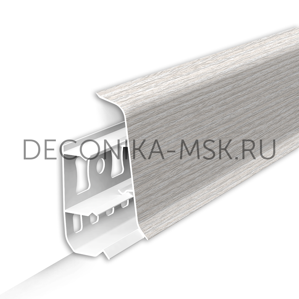 Плинтус Deconika 55 мм 265 Клен патина (55х21х2200 мм)