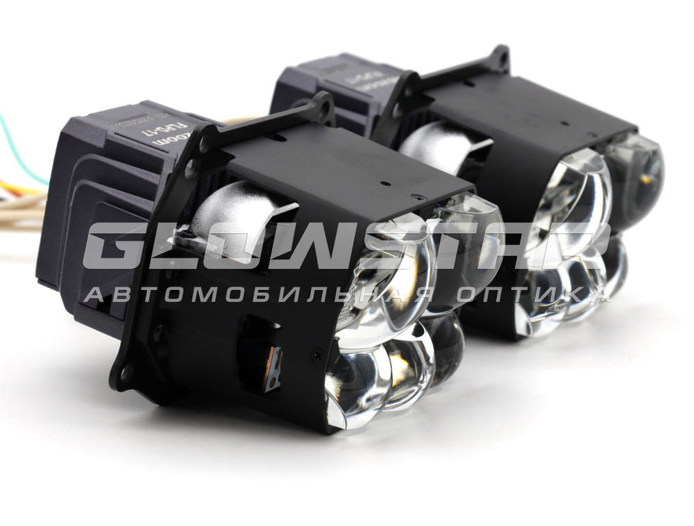Билед модули Aozoom FLPD-17-01 3.0 дюйма, 12V 60/94W, 5100/7500Lm (комплект, 2шт)