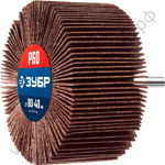 ЗУБР d 80 x 40 мм, P60, на шпильке d 6 мм, Круг шлифовальный лепестковый, Профессионал (36604-060)