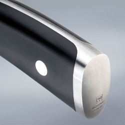 Нож Японский Шеф с углублениями 17см Wuesthof Classic Ikon Германия рукоять