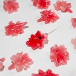 Подвеска резная "Лилия", 30,5*23мм, коралловая пудра