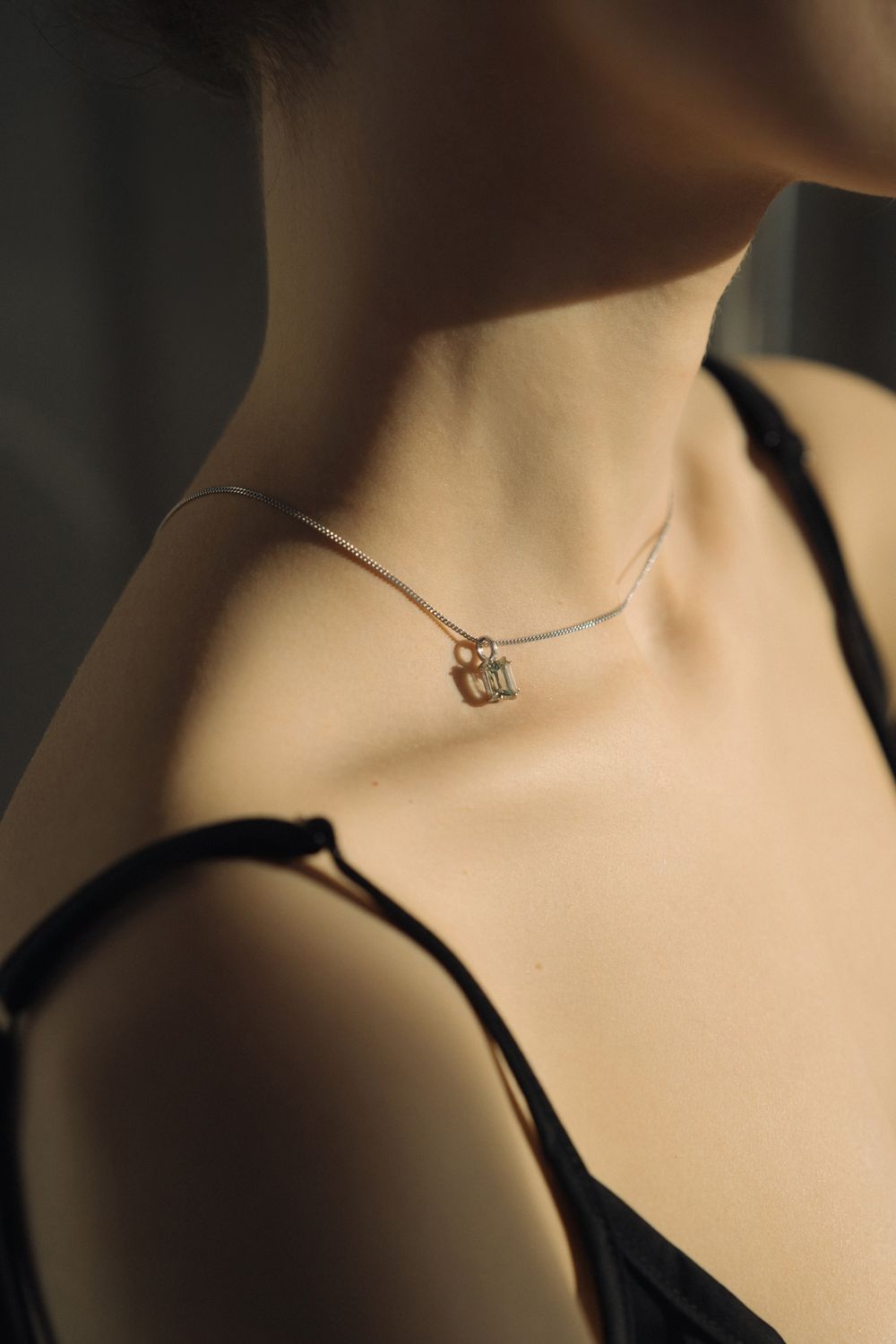 Подвеска Crystal Classic с празиолитом