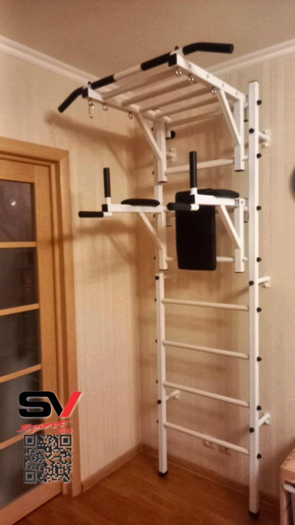 Монтаж шведской стенки Sv Sport в пеноблочные, газоблочные стены