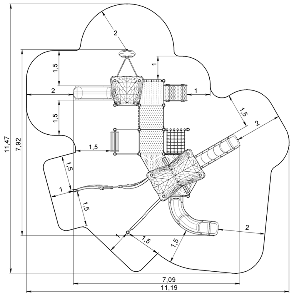 Детский городок Ибица ДГ011.3