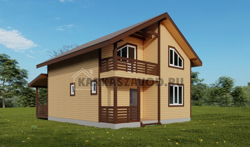 Каркас дома 8 х 12.5 м