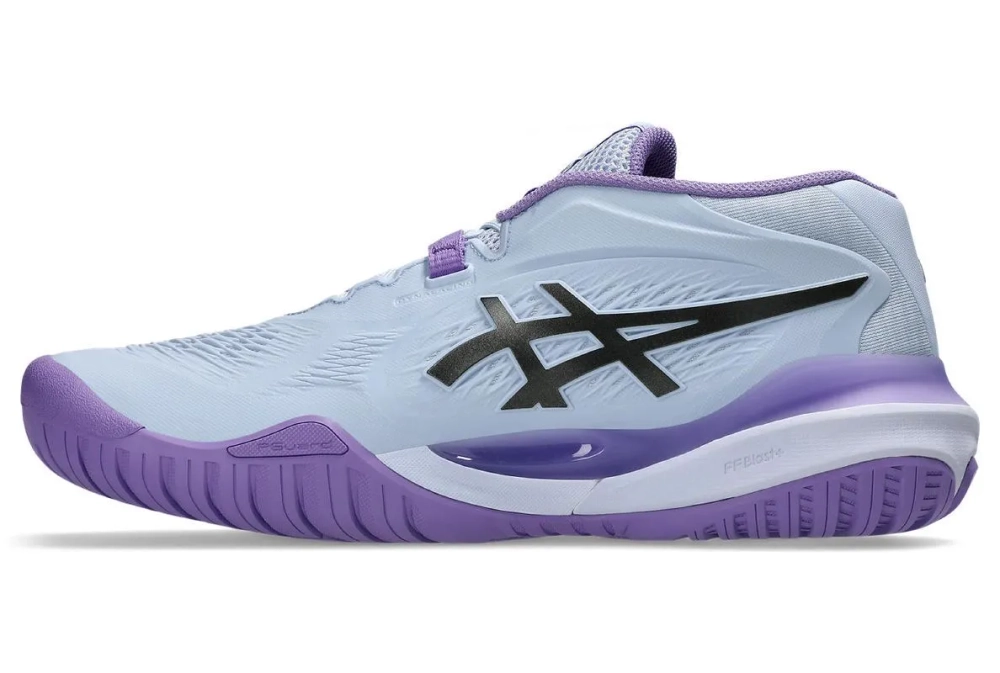 Женские теннисные кроссовки Asics Gel-Resolution X Night Energy - blue fade/gunmetal