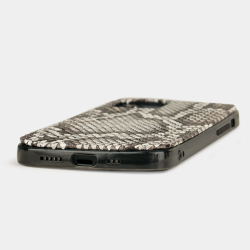 Накладка для iPhone 12/12Pro из кожи питона, цвета Natur