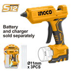 Аккумуляторный клеевой пистолет INGCO CGGLI1201 12 B 11.2 мм