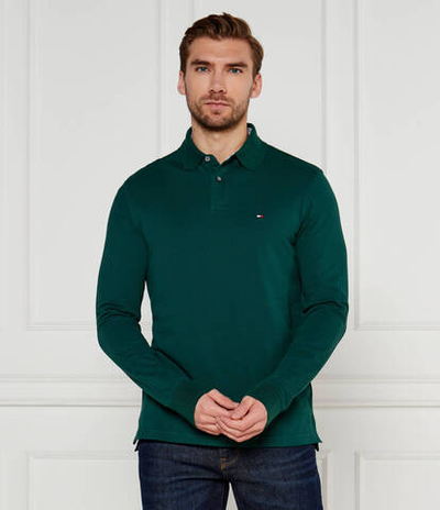 Поло Tommy Hilfiger - темно-зеленый(MW0MW20183)