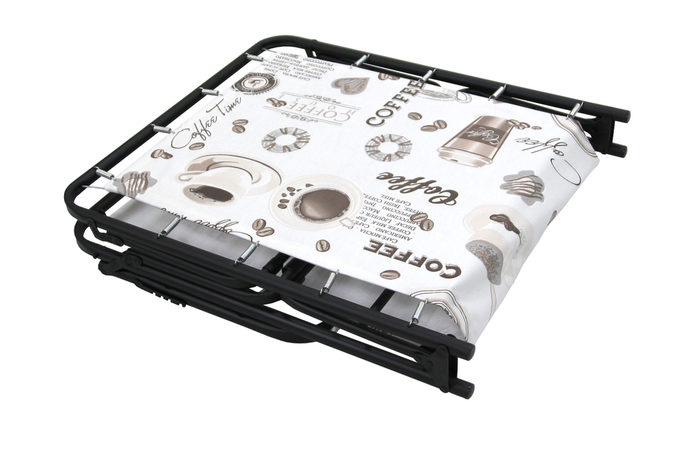 Кровать раскладная Арина (аналог Надин с407) арт.с1249 (цвет ткани бежевый рис.кофе