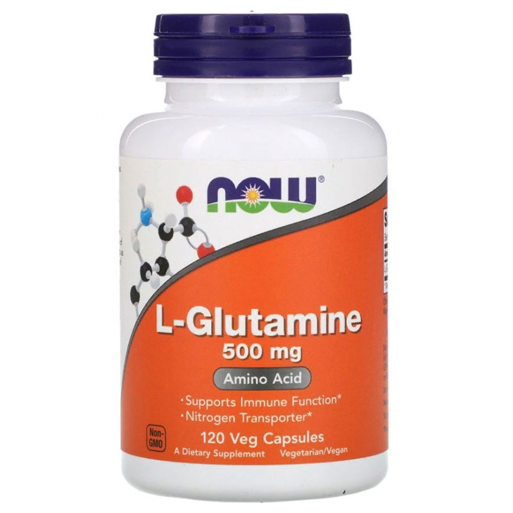 NOW L-Glutamine 500 мг. (120 капс.)