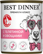 Best Dinner консервы для собак меню № 4 телятина с овощами 340 г