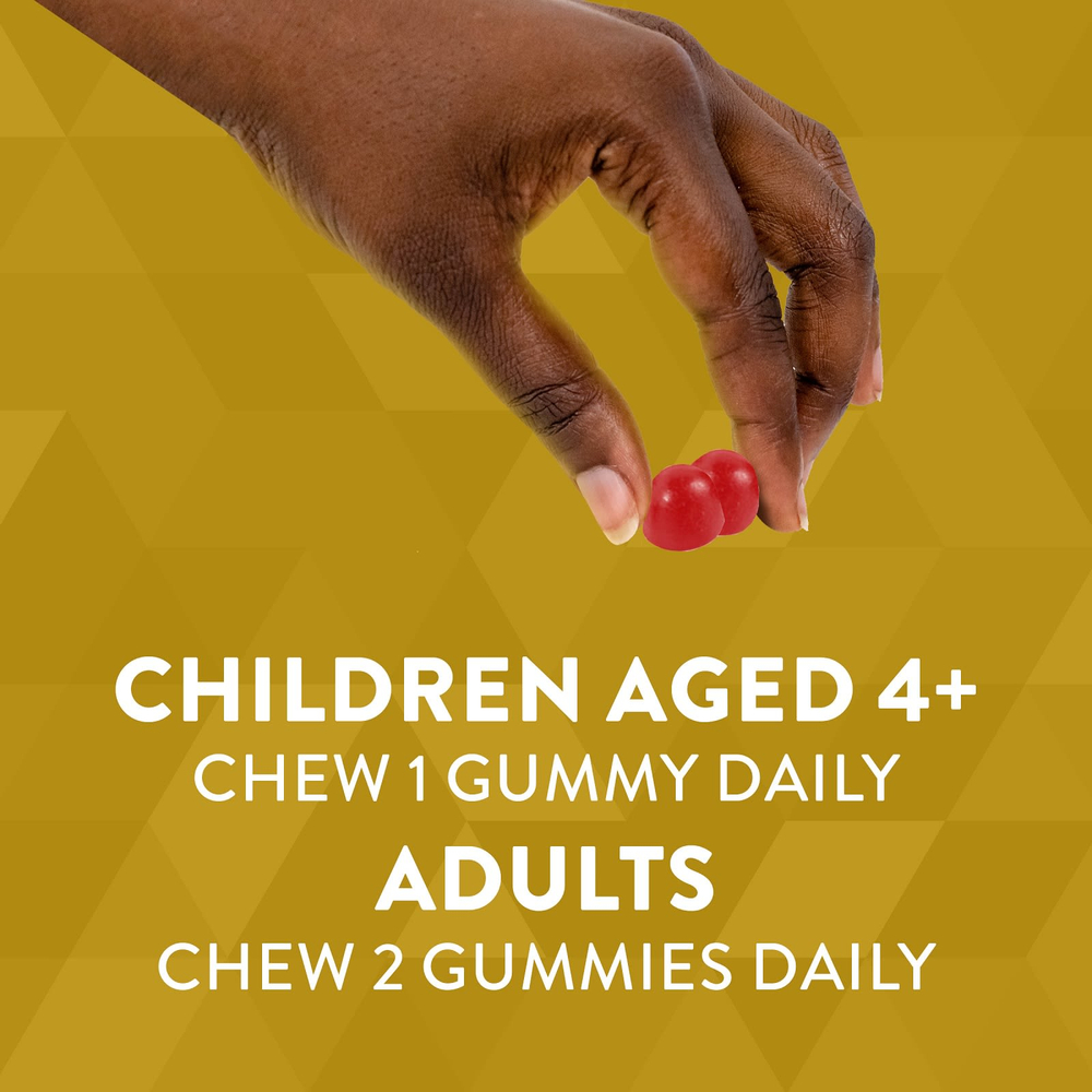 Nature's Way, жевательный витамин D3, фруктовое ассорти, 120 жевательных таблеток (25 мкг (1000 МЕ) в 1 жевательной таблетке)