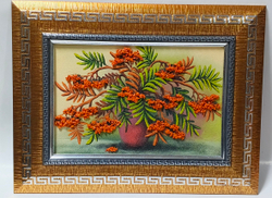 Картина " Рябина" 39-29см