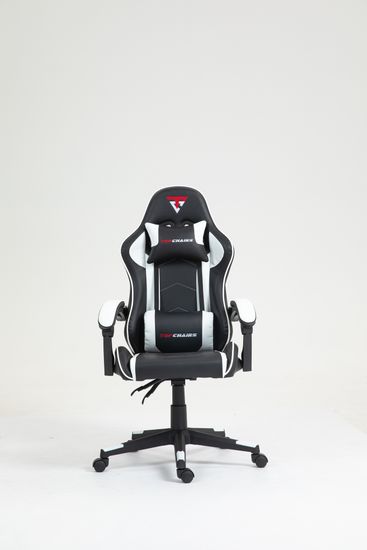 Кресло спортивное TopChairs Shadow черно-белый