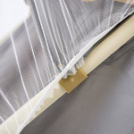 4940746 Универсальная москитная сетка на детскую коляску, цвет белый