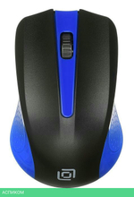 Мышь Oklick 485MW черный/синий (997826)